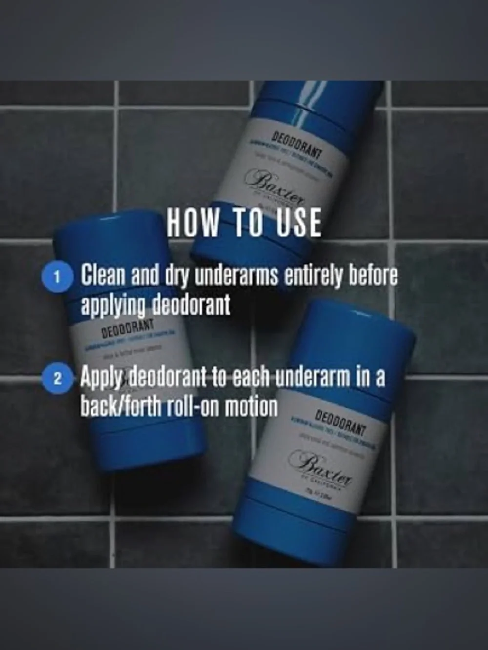 Baxter of California Blue Aluminum Free Deodorant